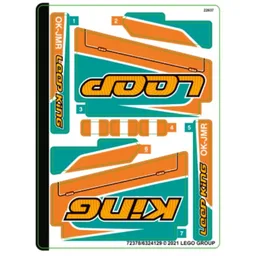 Sticker Sheet for Set 42117-1 / [No Color/Any Color]