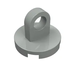 Tile Special Round 2 x 2 - Thin Lifting Ring / Light Gray