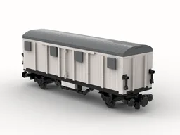 Covered Freight Wagon (8w)