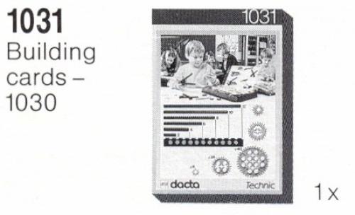 Lego Building Cards - 1030