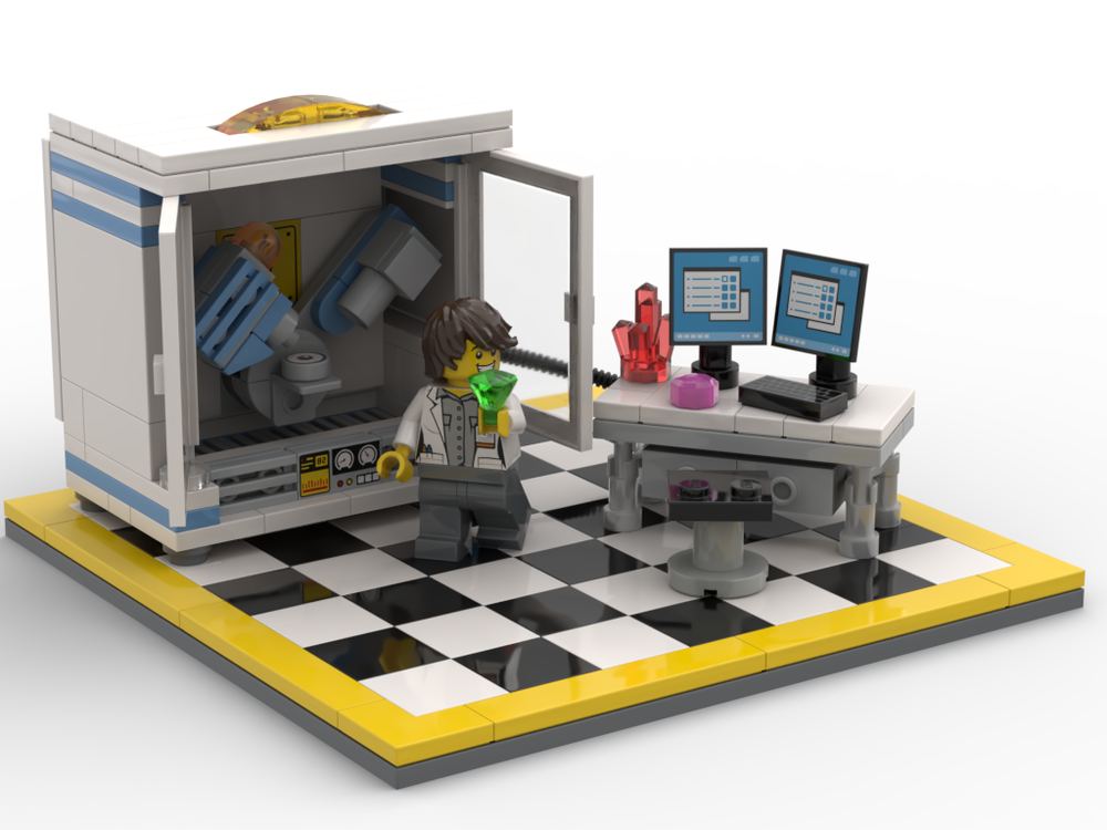 Lego Research Lab - X-Ray diffractometer