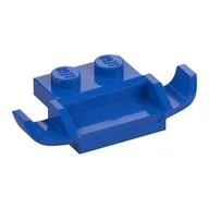 Grille / Spoiler with 1 x 2 Plate, 2 x 2 Anti-studs (Racers Car) / Blue