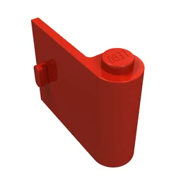 Door 1 x 3 x 2 Right / Red