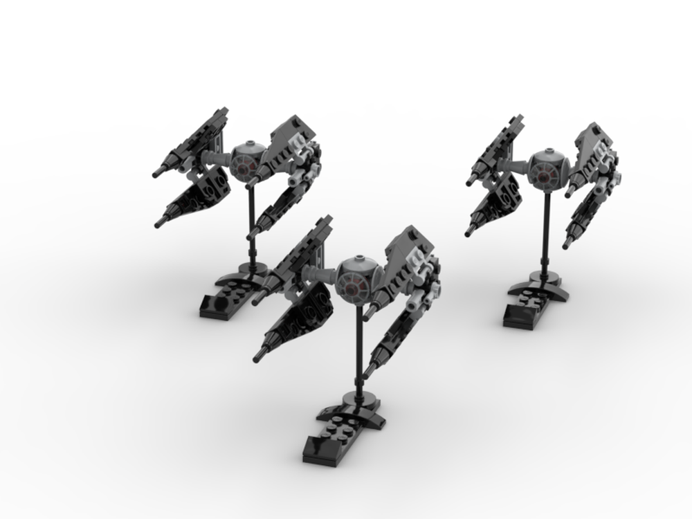 Lego MINI size TIE Interceptor in Battle of Endor