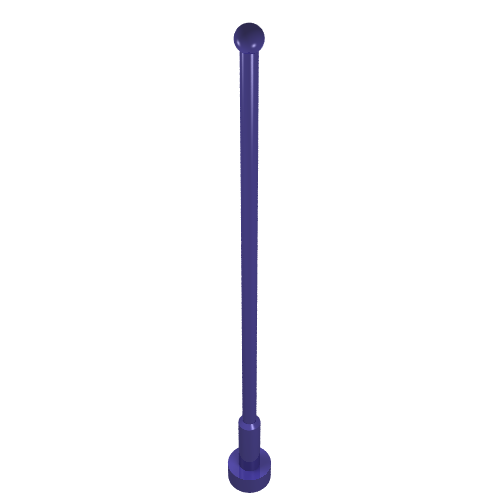 Lego Antenna 8H Whip / Dark Purple