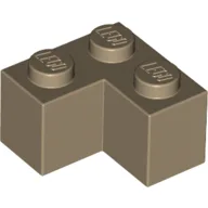 Brick 2 x 2 Corner / Dark Tan