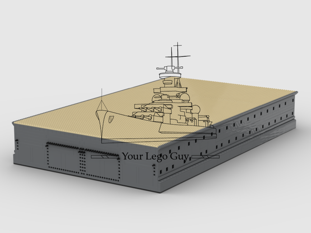 Lego Admiral Graf Spee (Middle section)