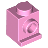 Lego Brick Special 1 x 1 with Headlight / Bright Pink