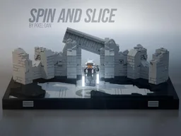 PiXEL-DANs Spin and Slice Diorama