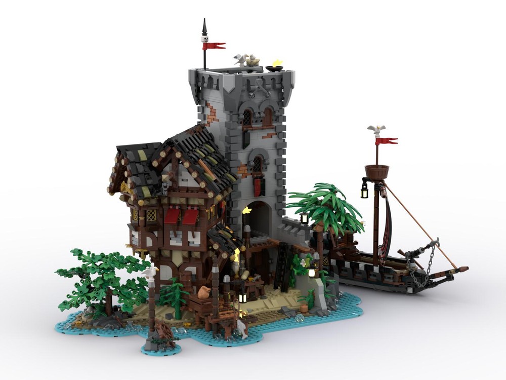 Lego The Crimson Outpost - a Pirate Island