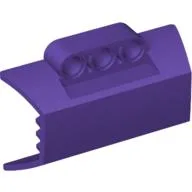 Technic Engine Block Half / Side Intake Panel / Dark Purple