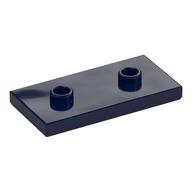 Lego Plate Special 2 x 4 with Groove and Two Center Studs (Jumper) / Dark Blue