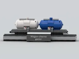 Double Tank Wagon - 1/55