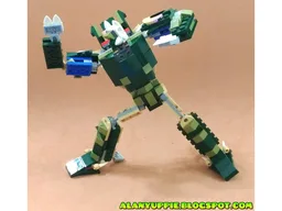 Transformers two-headed dragon using LEGO Creator set 31121: Crocodile