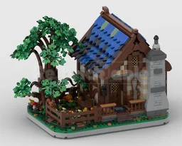 Medieval Castle: House (with Tree)