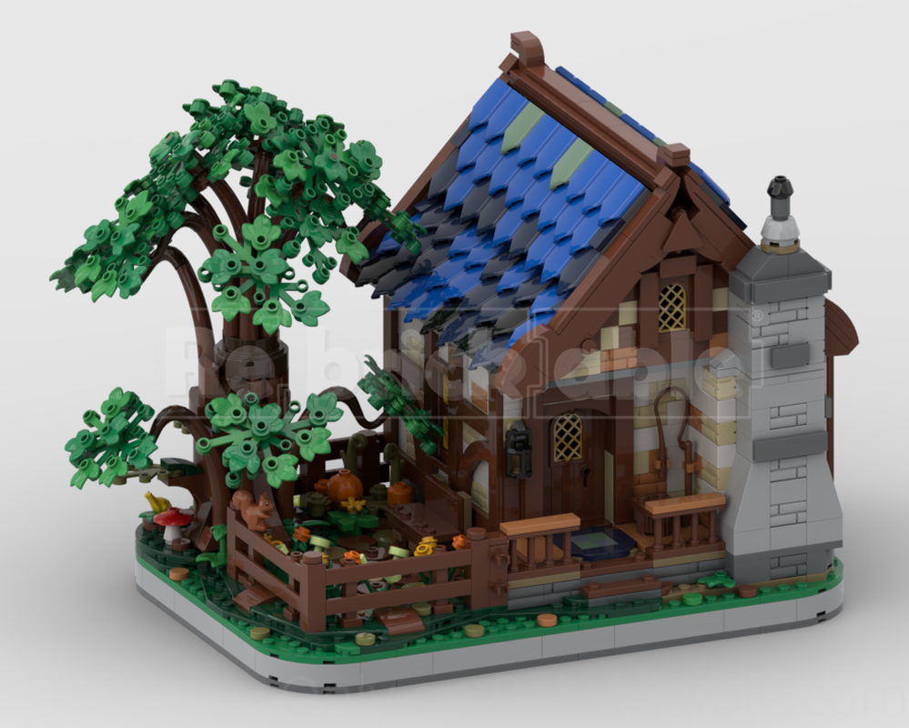 Lego Medieval Castle: House (with Tree)