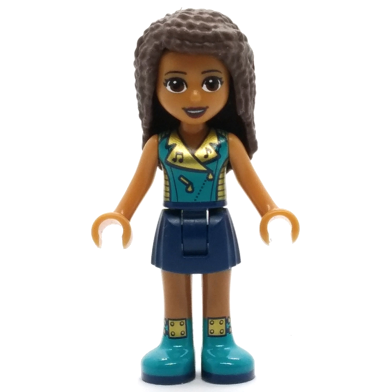Lego Andrea - Dark Azure/Gold Jacket, Dark Blue Skirt