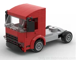 Cargo truck (red)