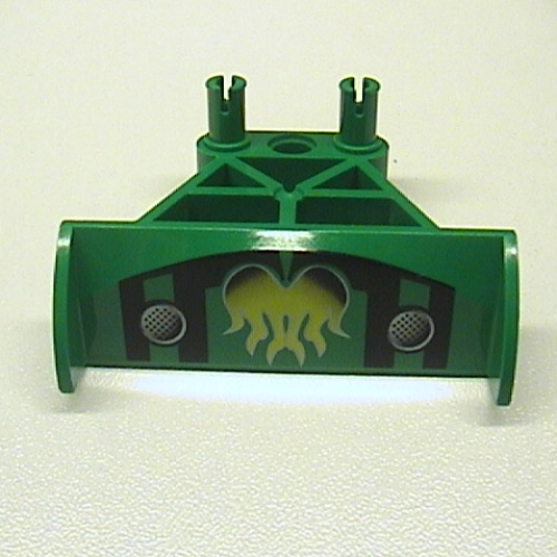 Lego Spoiler 3 x 4 x 6 with Flame Print