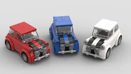 FREE - Mini Cooper (Austin Mini) Mk1 set of 3 from the 1969 Movie, "The Italian Job"