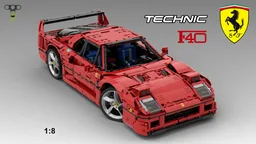 42143 Ferrarі F40 - 1:8 - alternate build