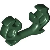 Headwear Accessory Ninja Helmet Horn/Antlers, Elaborate / Dark Green