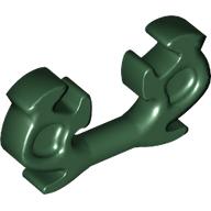 Lego Headwear Accessory Ninja Helmet Horn/Antlers, Elaborate / Dark Green
