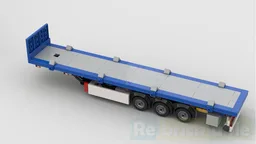 Flat bed trailer