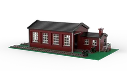 Hangar à marchandises - Goods shed - MOC
