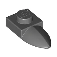 Plate Special 1 x 1 with Tooth / Dark Bluish Gray
