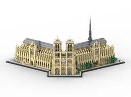 Notre Dame de Paris split open version