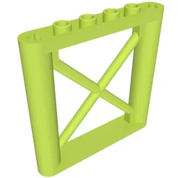 Support 1 x 6 x 5 Girder Rectangular / Lime