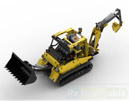 RC Tracked Backhoe Loader (8043 Alternate)