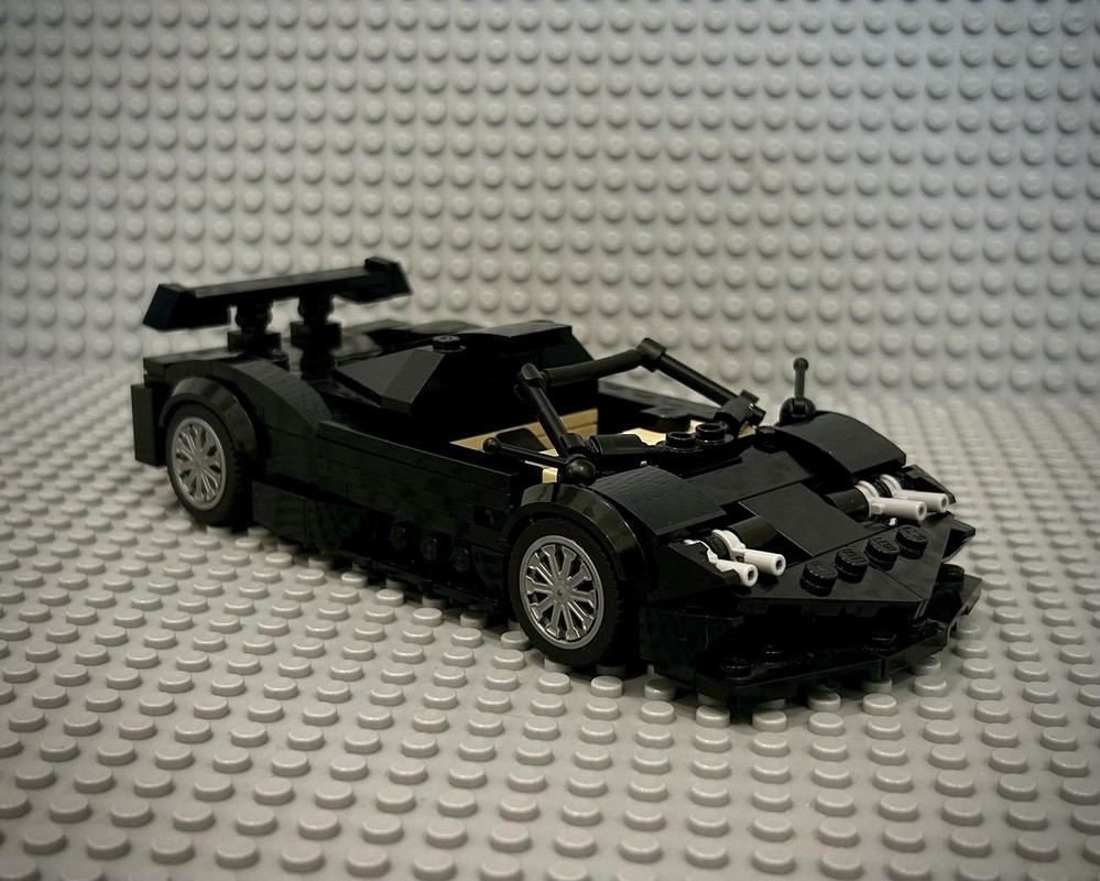 Lego Zonda Cinque Roadster (Black) MOC