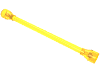 Lego Flexible Hose 8.5L with Tabless Ends (Ends same color as Tube) / Trans-Yellow