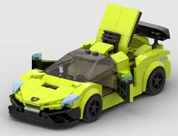 Lamborghini Huracan Lime version modified