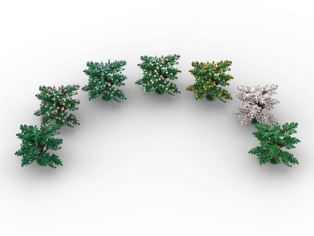 Lego Dogwood Tree Set