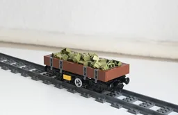French style flatcar wagon
