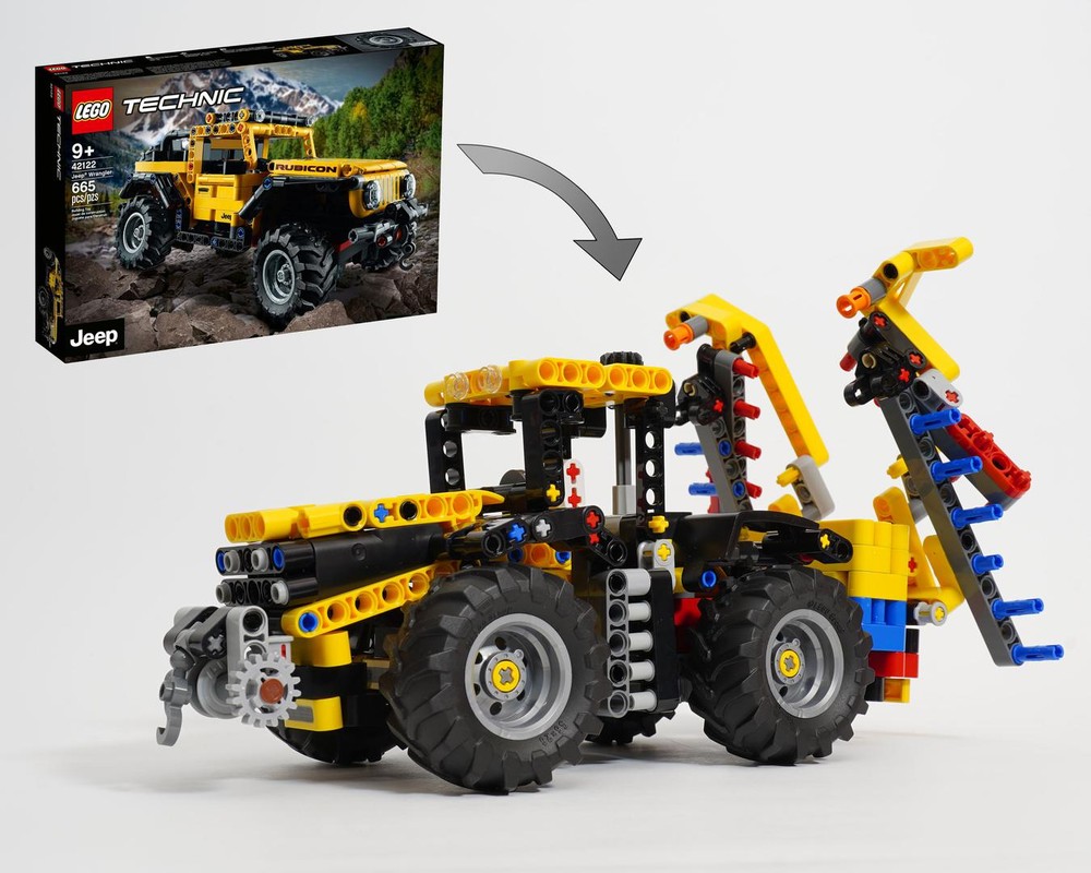 Lego 42122 - Fastrac 8000 series tractor with attachments