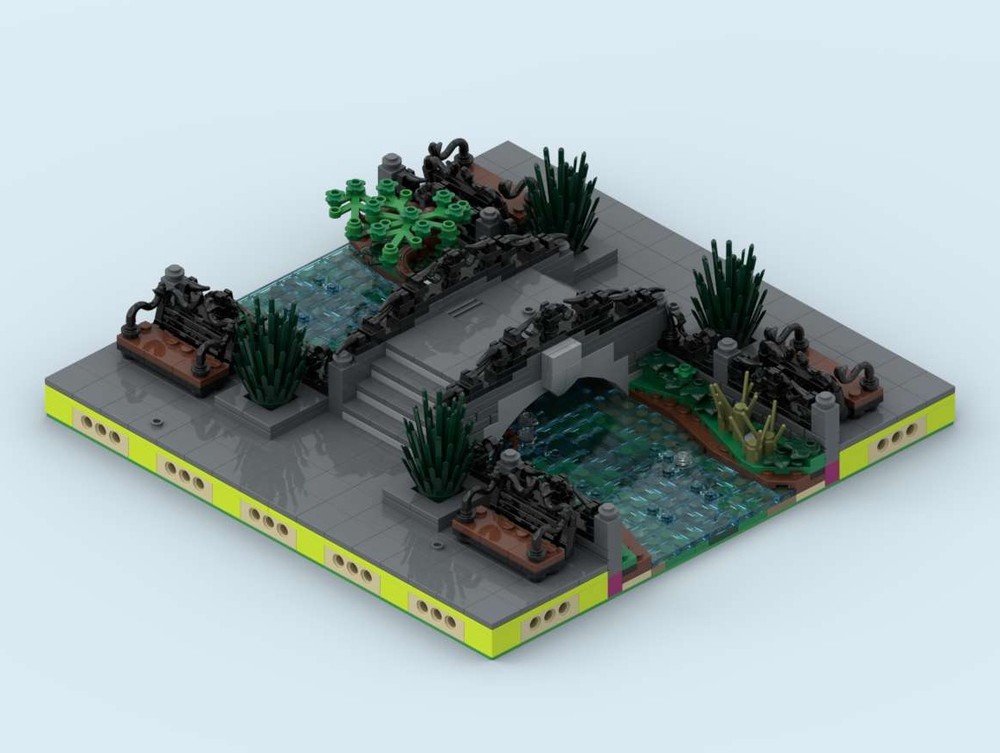 Lego MILS Canal Pedestrian Bridge V1