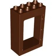 Duplo Door Frame 2 x 4 x 5 / Reddish Brown