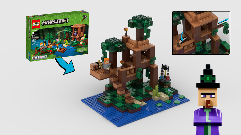 Lego Minecraft Jungle Treehouse from Witch Hut