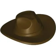 Hat Very Wide Brim, Outback Style [Fedora] / Dark Brown