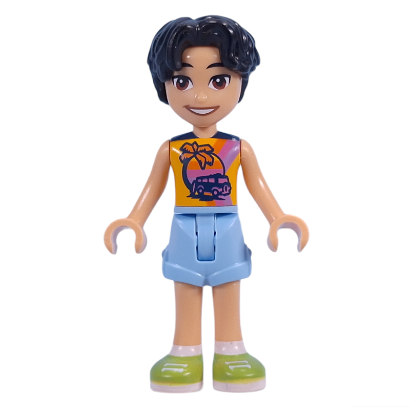 Lego Niko - Bright Light Orange Shirt, Bright Light Blue Shorts
