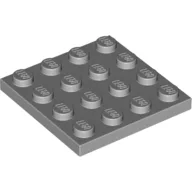 Plate 4 x 4 / Light Bluish Gray