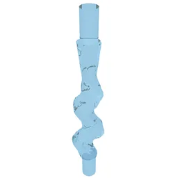 Web Effect Long and Narrow Bars at Both Ends / Trans-Light Blue