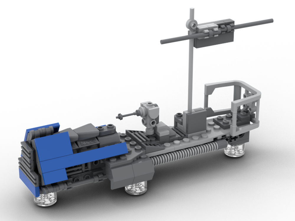 Lego Star Wars Episode IX - Pasaana Second Skiff / Speeder Blue Mk II