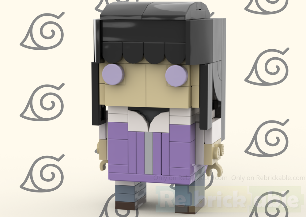 Lego Hinata Hyuga BrickHead - Naruto Shippuden