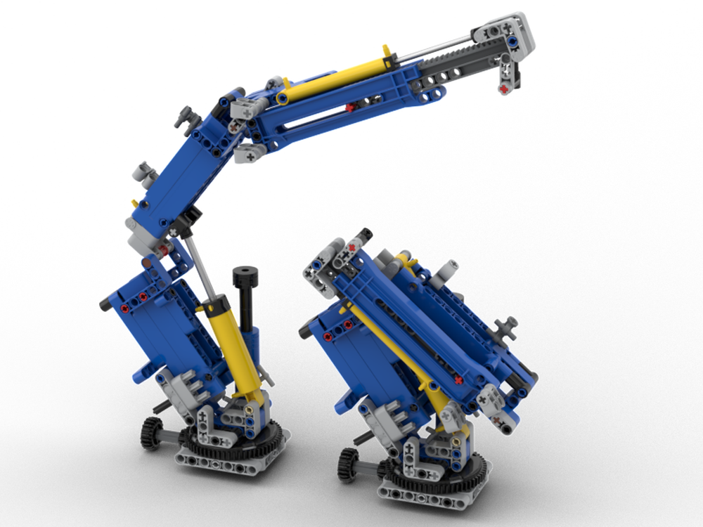 Lego Foldable Pneumatic Crane