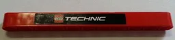 Technic, Liftarm Thick 1 x 11 with LEGO TECHNIC Logo on Black Background Pattern (Sticker) - Set 8258